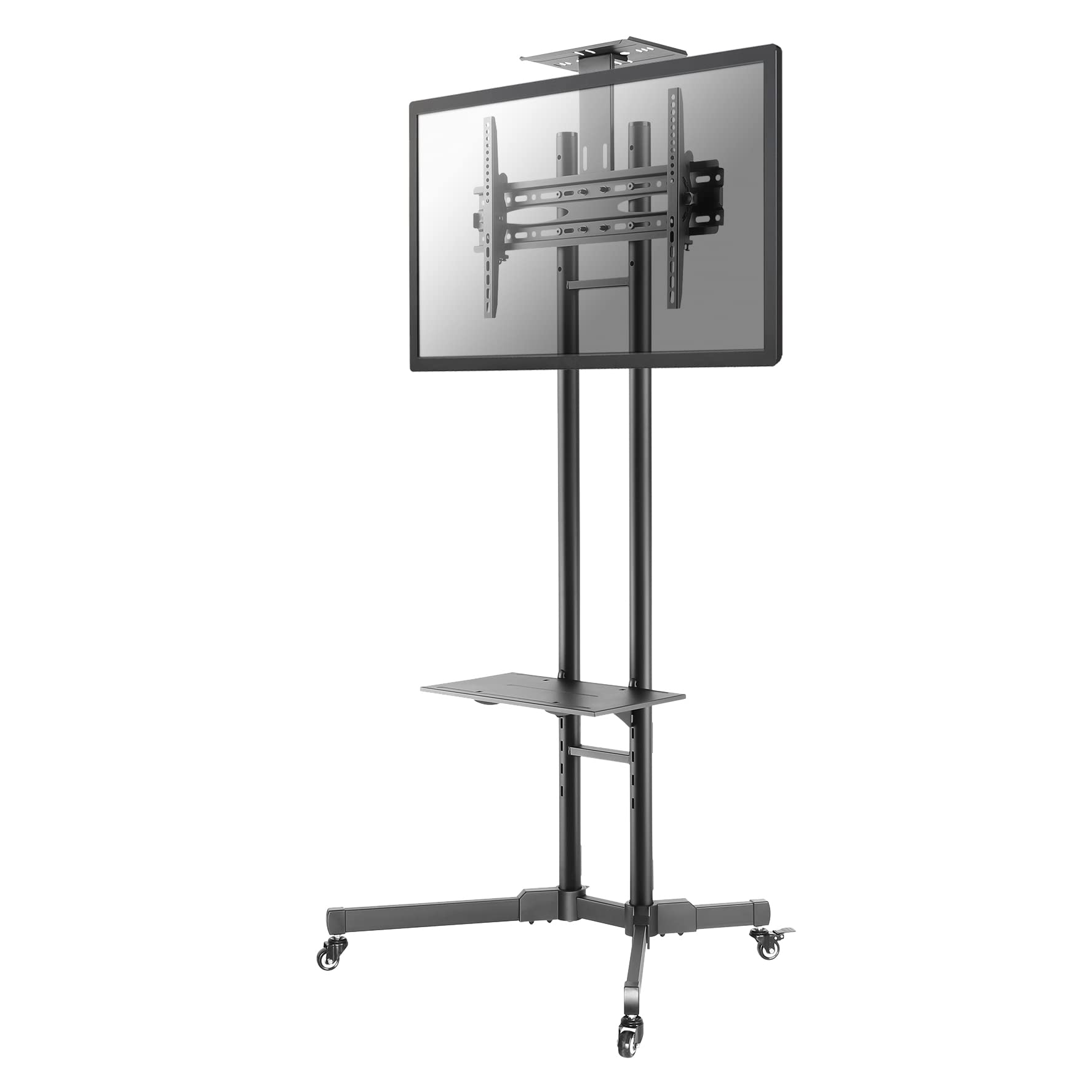 Newstar PLASMA-M1700E Mobile Monitor/TV Floor Stand for 32-55" screen, Height Adjustable - Black