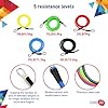EURODO-11-pieces-Exercise-Resistance-Bands-Set-Portable-Fitness-Accessories-with-5-Resistance-Tubes-Ankle-Straps-Foam-Handles-Door-AnchorElastic-bands-for-Gym-and-Outdoor-Carrying-Bag EURODO 11 pieces Exercise Resistance Bands Set - Portable Fitness Accessories with 5 Resistance Tubes, Ankle Straps…