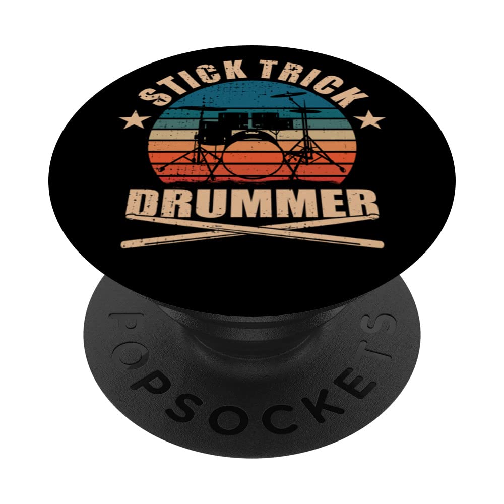 Stick Trick Drummer PopSockets Swappable PopGrip