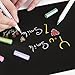 Metallic Marker Pens,Soft Brush Tip Pens,Set of 10 Colors