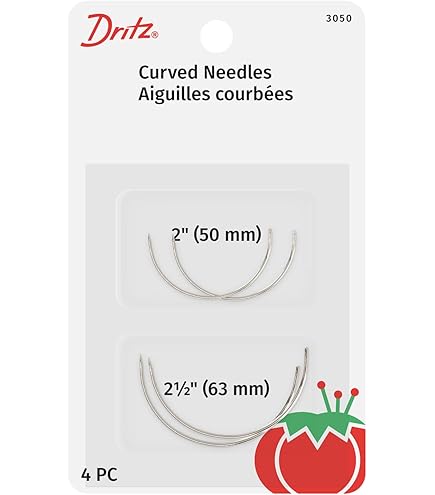 Amazon.com: C.S. Osborne Pack of 12 Curved Needles Extra Light