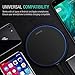 XDesign 10W Wireless Charger Compatible iPhone XS MAX, iPhone XS, iPhone XR, iPhone X, iPhone 8 8 Plus/ Galaxy S10 5G/Galaxy S9 S8 S8+ /Note 9 8, Qi-Certified Station Anti-Slip Base [No AC Adapter]