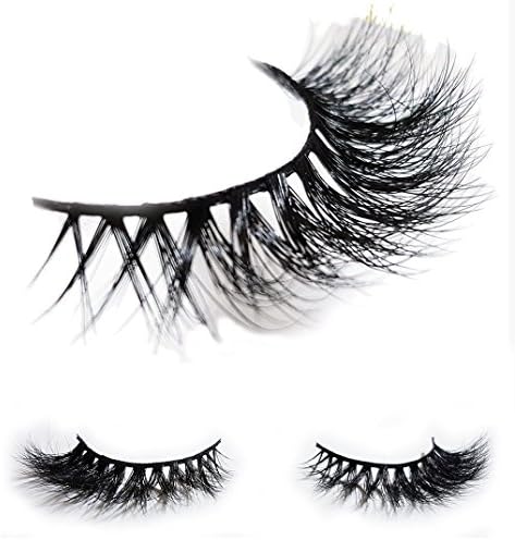 LUXILASH KYLIE Amazing Double Layered 3D Mink Lashes - Reusable 25 Times 100% Cruelty Free Real Siberian Mink Luxury Strip Natural False Eyelashes by LUXILASH