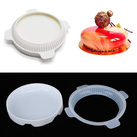 Molde de pastel de silicona redondo antiadherente Molde para ...