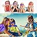 Super Hero Capes and Mask for Kids Bulk Party Favors Role Cosplay Costumes Like Superhero Style (5 Pack)