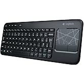 Logitech Wireless Touch Keyboard K400 with Built-in Multi-Touch Touchpad, Case of 12