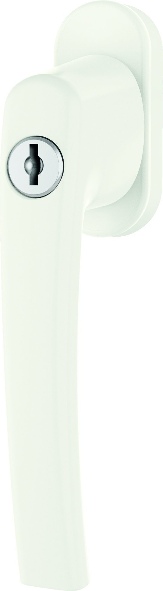 Roto Line Window Handle Lockable 40 Nm Traffic White with Screws Square Pin 7 x 43 mm