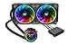 Thermaltake Floe Dual Riing RGB 280 TT Premium Edition PWM TR4 AM4 LGA2066 Ready AIO Liquid Cooling System 280mm High Efficiency Radiator CPU Cooler CL-W167-PL14SW-A