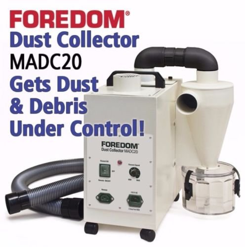 FOREDOM DUST COLLECTOR MADC20 CYCLONE COLLECTION FOR GRINDING POLISHING DEBRIS (12Lb UPS)