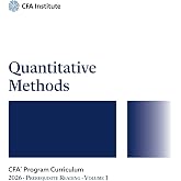 2026 CFA&reg; Program Prerequisite Reading Volume 1: Quantitative Methods (2026 CFA&reg; Program Prerequisite Readings)