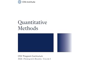 2026 CFA® Program Prerequisite Reading Volume 1: Quantitative Methods