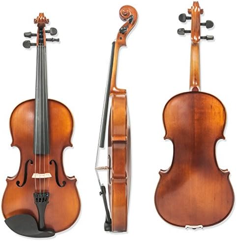 Guumuh S31 Violin 4/4 Full Size, Maple Spruce Solidwood Violin with Two Rosins, Bow and Case, Premier Antique Finish