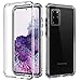 Samsung Galaxy S20+ 5G Case, PLESON Dual Layer Galaxy S20 Plus Clear Case with Slim Bumper & Anti-Scratch Crystal Hard Back Shockproof Protective Galaxy S20+ Case for Samsung Galaxy S20 Plus Case 6.7