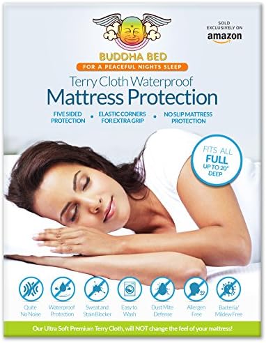1 Full Mattress Protector Designed to Fit All Mattresses. Ultra Soft, Makes No Noise, Easy to Install and Clean. Blocks All Fluids-Sweat, Stains and Accidents. Hypoallergenic and Toxic Free Materials.