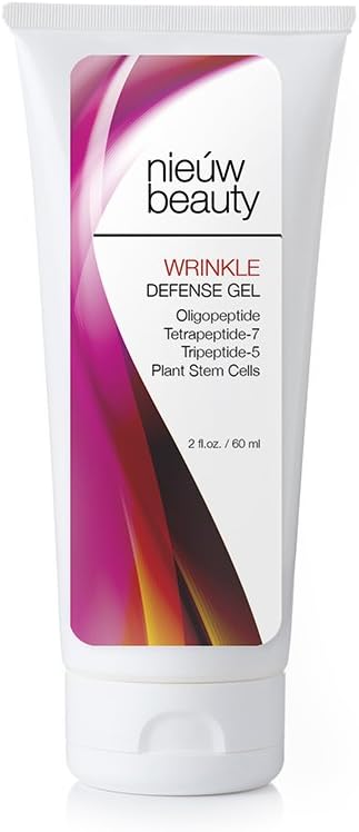 WRINKLE DEFENSE GEL by nieuw beauty. Anti-Aging Eye, Lip and Forehead Gel for Dark Circles, Puffiness and Deep Wrinkles. Effective Anti Wrinkle Gel formula for Women and Men for all skin types. (2oz)