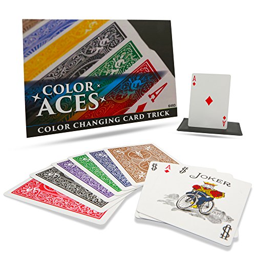 Magic Makers Color Aces Card Magic Trick with Magic Training