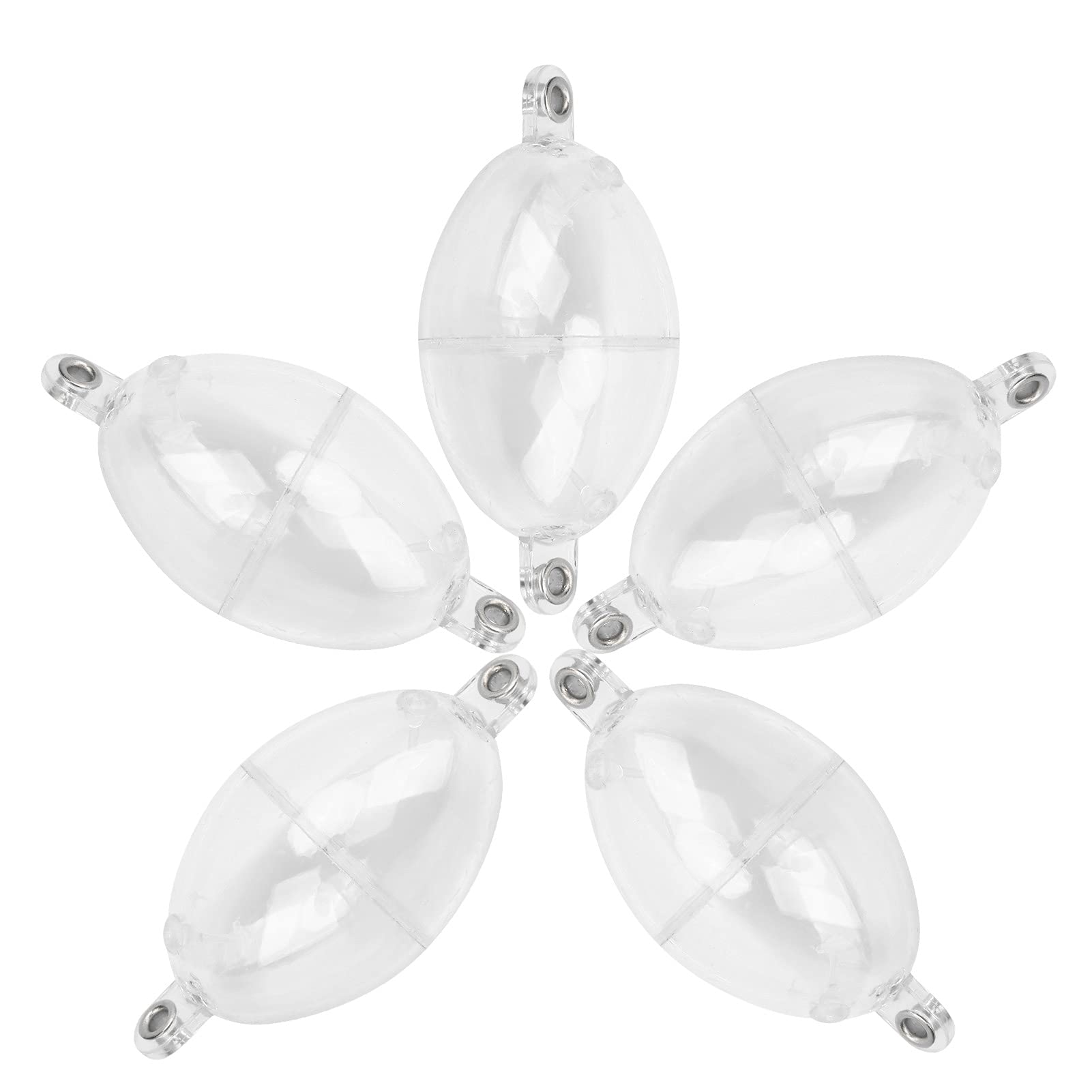 Sren Fishing Float Ball, Large Buoyancy Bubble Floats High Recognition High Sensitivity Floats Coarse Controller for Fishing(Transparent white)