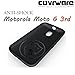 COVRWARE Moto G (3rd Gen) [ Shield Series ] Dual Layer Armor Case [ Screen Protector ] for Motorola Moto G (3rd Gen 2015) Will Not Fit Moto G (2nd) 2014 - Gray (CW-MG3-SH10)