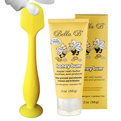 Bundle BabyBum Diaper Cream Brush and Bella B Honey Bum Diaper Cream