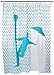 Kikkerland Singin' in The Rain Shower Curtain, 72 by 72-Inch