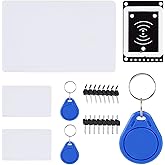 DAOKAI RFID Module Mini NFC Reader Writer Kits 13.56MHz IC Card Reader Near Field Communication Module + White Cards + Key Ca