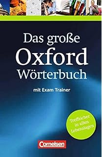 Das Grosse Oxford Worterbuch Second Edition B1 C1 Worterbuch
