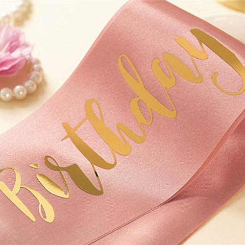 MAGJUCHE Talk Thirty to me Birthday sash, Rose Gold Girl 30th Birthday Gifts Party Supplies, Women P - //coolthings.us