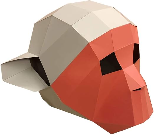 Amazon さるマスク かぶりもの 動物ペーパークラフト ｄｉｙ自分で作るシリーズ かぶれますく 大人用仮装衣装 ペーパーアート 通販