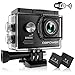 DBPOWER EX5000 Action Camera , 14MP 1080P HD WiFi Waterproof Sports Cam 2 Inch LCD Screen , 170 Degree Wide Angle Lens , 98ft Underwater DV Camcorder With 16 Accessories Kits (A-Action camera)