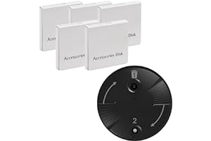 LA FEE Wax Guards for Phonak Hearing Aid Filters, Phonak Hearing Aid Accessories Fit with phonak and Resound, widex. Phonak Disk Phonak Hearing Aid Cleaning Kit. (5 Packs/40Filters)