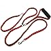 Dual Dog Leash, PYRUS No-Tangle Dog Leash 1.4 m/4.6 FT Length Dual Dog Training Cord Dog Leash for 2 Dogs (Red)