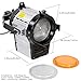 ASHANKS Dimmable Spotlight 100W LED Studio Fresnel Spot Light 3200-5500K for Studio Camera Photo Video