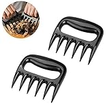 Easetech Bear Claw Meat Shredders Easily Lift, Handle, Shred, And Cut Meats - Claw Handler Set For Pulling Brisket From Grill Smoker