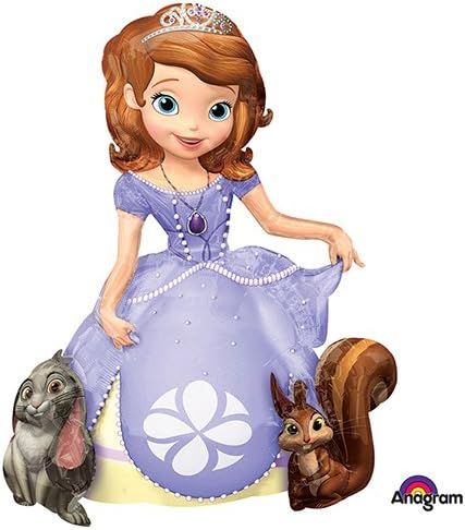 Anagram Sofia The First Airwalkers Foil Balloon, 48", Multicolored