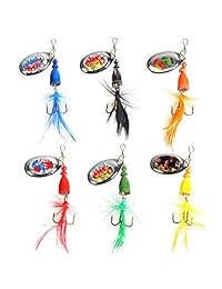 Dr.Fish Rooster   Señuelos de pesca para trucha y trucha de salmón, varios colores
