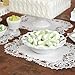 Hortense B. Hewitt Decorative Laser-Cut Paper Place Mats, Set of 12, White Shimmer
