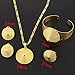 2016 Ethiopian Cross Choker Necklace Earrings Set Jewelry Eritrea Wedding Bridal Set Jewellry