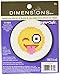 Dimensions Winking Tongue Out Emoji Mini Counted Cross Stitch Kit for Beginners, 11 Count White Aida, 3''D