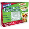 Covermate Stretch2Fit Food Covers Variety Size Pack - 10 ct.