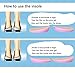 O/X type Leg Orthopedic Insole(2 Pairs) Soft Gel Feet Corrective Pads,Size for Women/Men
