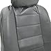 Motor Trend Premium Leatherette Car Seat Covers - Gray PU Leather
