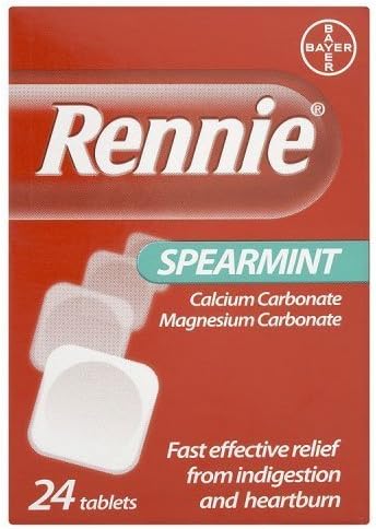Rennie Spearmint 24 Tablets by Rennie