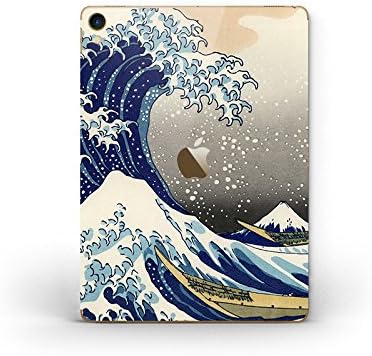 DEKALESK@New iPad Pro 12.9 Stickers Back Cover iPad Pro 10.5 Decal Skin Great Wave off Kanagawa (New iPad Pro 12.9)