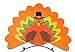 Geefuun 6PCS Thanksgiving Turkey Headband Decorations - Party Head Boppers Accessories