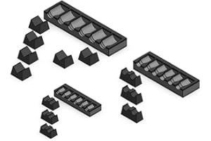3D Tool Trays MagAttach Socket Extension Organizers (Grey/Black, 3 Piece Set)