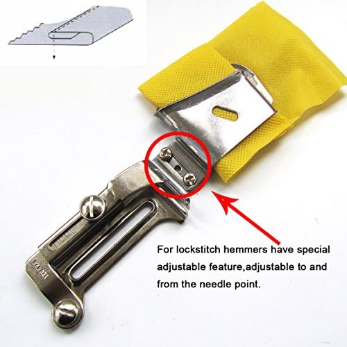 KUNPENG - #A72B 1PCS DOUBLE FOLD CLEAN FINISH HEMMING FOLDER ATTACHMENT FOR SEWING MACHINES HEMMER (5/8'' (16mm))