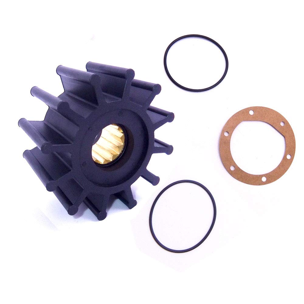 09-1027B 1210-0001 18-3081 21951346 21951348 385256 3855546 3856029 3856039-7 3858256 3862281 3862567 825940 860203 875811-2 876243 877400 Inboard Engine Water Pump Impeller for Jabsco/Johnson/Volvo