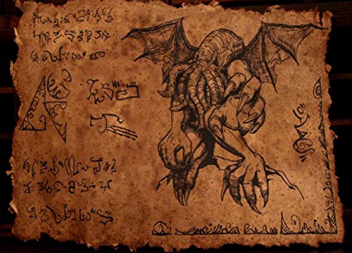 Ancient Cthulhu Scroll - Parchment of Lovecraftian Horror