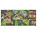 IQ Toys Kids City Traffic Play Mat Rug for Playrooms and Play Areas 36 X 72 Inches Made with Anti-Slip Bottom & Reinforced Edging