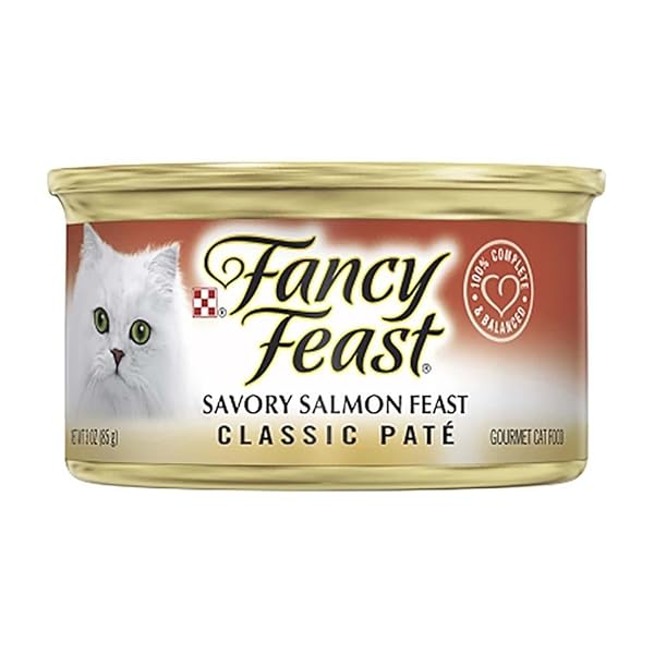 FANCY FEAST GOURMET SALMON FEAST CAT FOOD, 3...